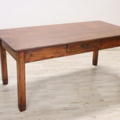 Italian Rustic Table Fir Wood - Side - Styylish