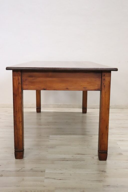 Italian Rustic Table Fir Wood - Side Profile - Styylish