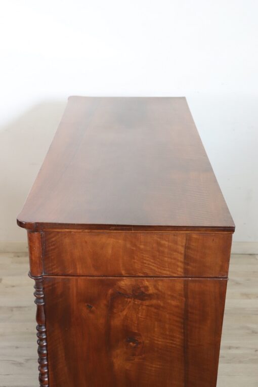 Louis Philippe Antique Chest - Side and Top Profile - Styylish