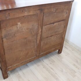 Louis Philippe Antique Chest of Drawers in Solid Walnut, Italy Mid-19th Century