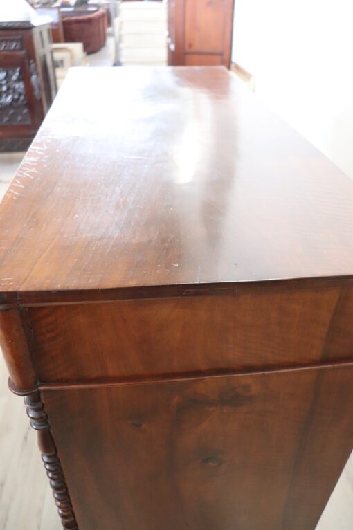 Louis Philippe Antique Chest - Top Plate Side - Styylish