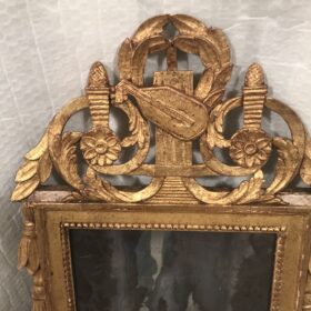 French Louis XVI Gilt Wood Mirror, 1770-80