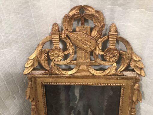 French Louis XVI Mirror- detail of the upper part- Styylish