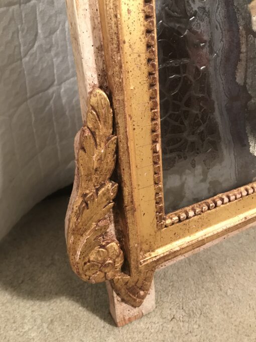 French Louis XVI Mirror- detail of the lower part- Styylish