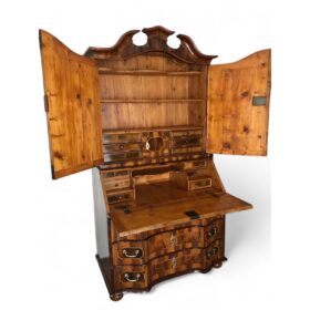 Baroque Cabinet with Secretary Desk, Germany 1750