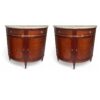 Pair of Neoclassical Demi Lune Cabinets- Styylish