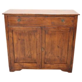 Rustic Sideboard in Fir Wood, Italy Early 20th Century