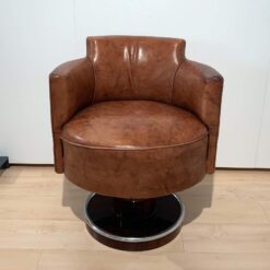 Art Deco Swivel Chair - Front - Styylish