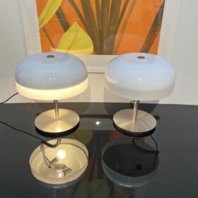 Vintage Table Lamps by Giotto Stoppino for Valenti Luce, Italy circa 1975