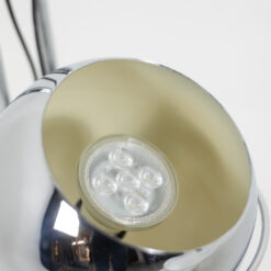 Chromed Metal Floor Lamp - Light Detail - Styylish