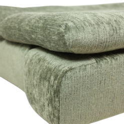 Airborne Green Velvet Sofa Bed - Cushion Upholstery Detail - Styylish