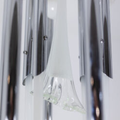 Chandelier Murano Chrome - Glass Detail - Styylish