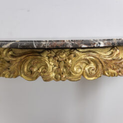 Louis XV Console Table - Gilded Floral Front - Styylish