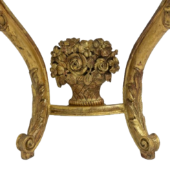 Louis XV Console Table - Gilded Floral Base - Styylish