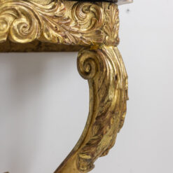 Louis XV Console Table - Gilded Floral Arm - Styylish