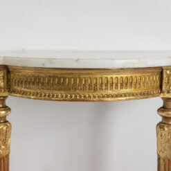 Console Gilded Carved Wood - Front Profile - Styylish