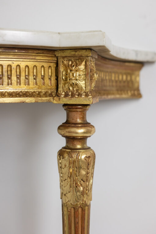 Console Gilded Carved Wood - Gilded Detail - Styylish