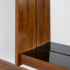 Mirror and Mahogany Console, 1970s