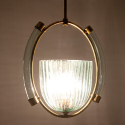 Barovier & Toso Glass Lantern - Full Profile Light On - Styylish