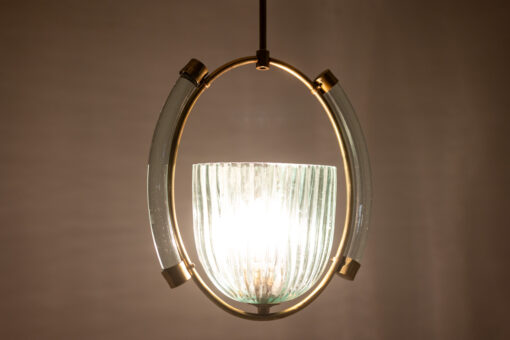 Barovier & Toso Glass Lantern - Full Profile Light On - Styylish