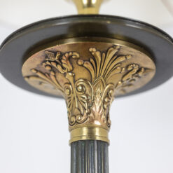 Restoration Style Floor Lamp - Brass Leaf Decoration - Styylish