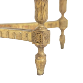 Louis XVI Console Table in Gilded Wood Circa 1780