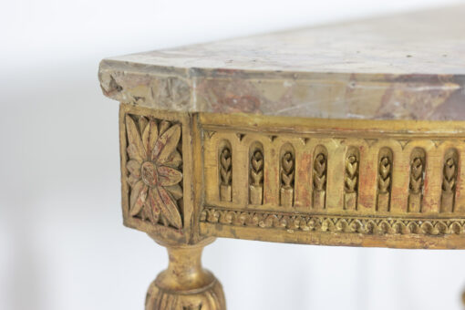 Louis XVI Console Table - Frame Detail Corner - Styylish