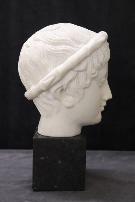 Sculpture Marble Young Bacchus - Side Profile - Styylish