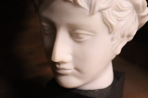 Sculpture Marble Young Bacchus - Face Detail - Styylish