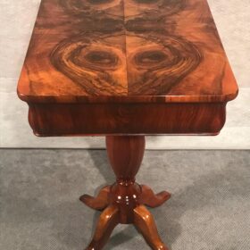 Biedermeier Sewing Table, 1830, Walnut