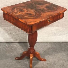 Biedermeier Sewing Table, 1830, Walnut