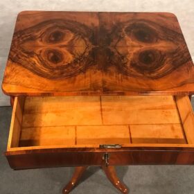 Biedermeier Sewing Table, 1830, Walnut