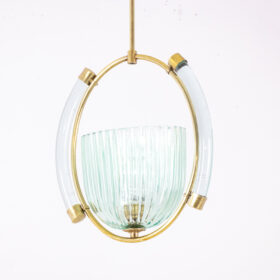 Barovier & Toso Murano Glass Lantern, 1950s