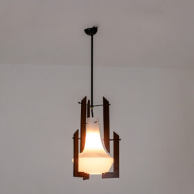 Ico Parisi Style Pendant Lights - 1960s Italian Design