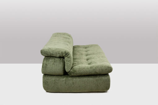 Airborne Green Velvet Sofa Bed - Side Profile - Styylish