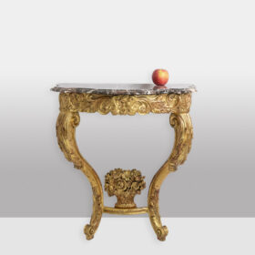 Louis XV Giltwood and Carved Console Table, Circa 1880