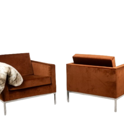 Florence Knoll Armchairs - Front and Back - Styylish