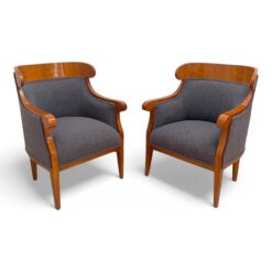 Biedermeier Bergere Chairs Cherry - Styylish