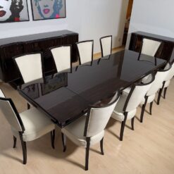 Art Deco Dining Table Chairs - Set Extended with Chairs - Styylish