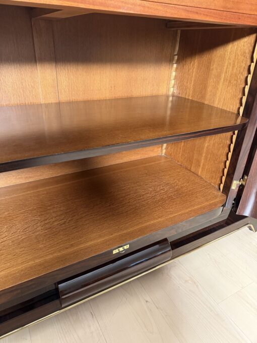 Art Deco Sideboard Macassar Ebony - Inside Middle - Styylish