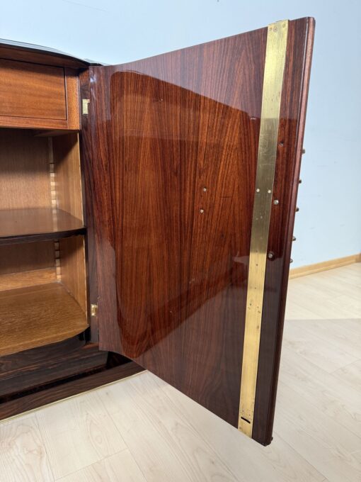 Art Deco Sideboard Macassar Ebony - Inside Middle Door - Styylish