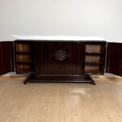 Art Deco Sideboard Macassar Ebony - Open - Styylish