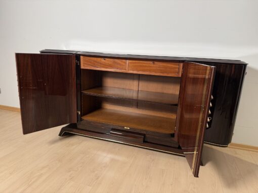 Art Deco Sideboard Macassar Ebony - Interior View - Styylish