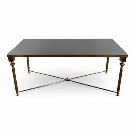 Brass Coffee table Maison Jansen - Styylish