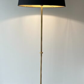 Neoclassical Style Brass Floor Lamp By Maison Jansen