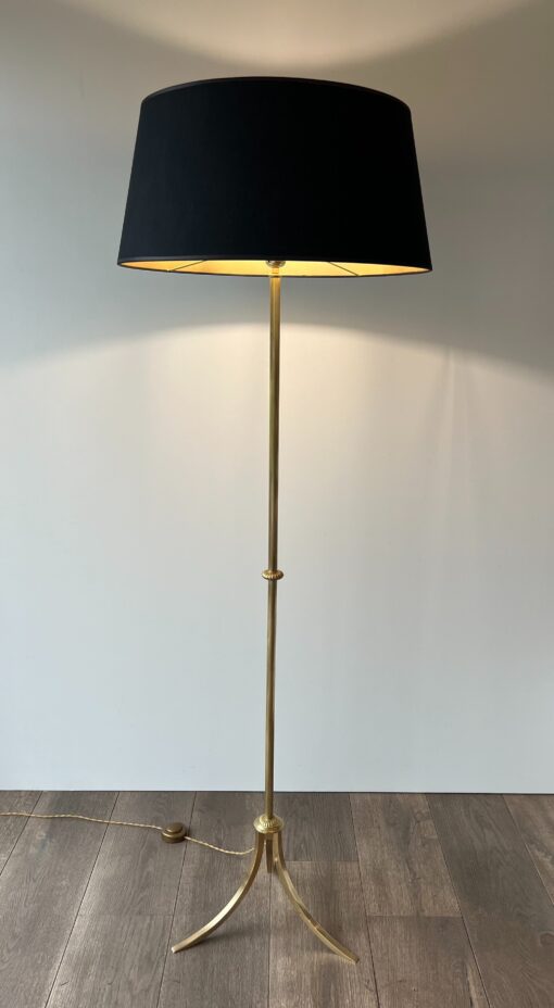 Brass Floor Lamp Maison Jansen - Full - Styylish