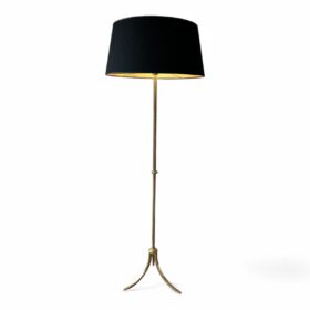 Neoclassical Style Brass Floor Lamp By Maison Jansen