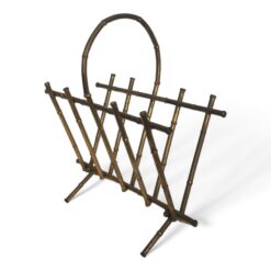 Faux-Bamboo Magazine Rack Maison Baguès - Styylish