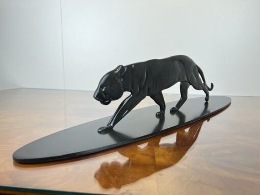 Art Deco Panther Sculpture - Front Side Profile - Styylish