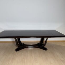 Art Deco Dining Table Chairs - Table Extended with Plates - Styylish